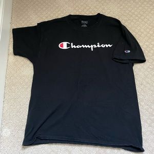 Black Champion Tee